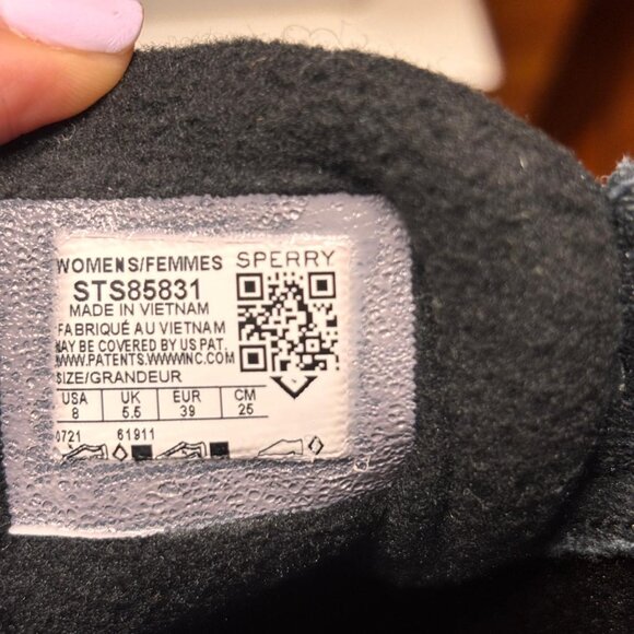 Sperry Pebbled Leather Duck Boot Size 8 - Picture 7 of 7